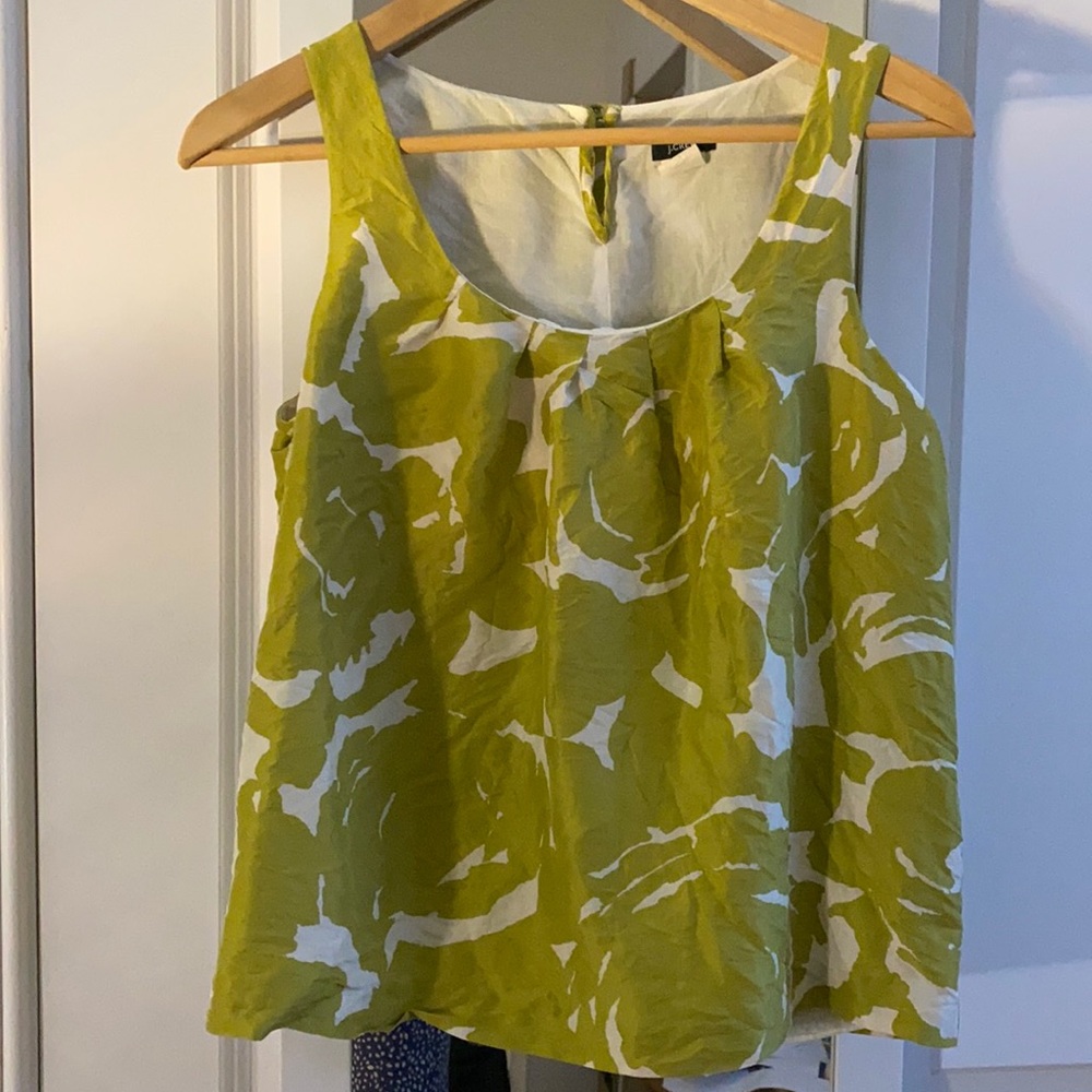Jcrew silk blouse - sleeveless top